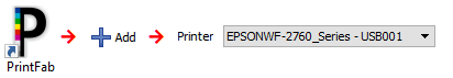PrintFab App - add printer