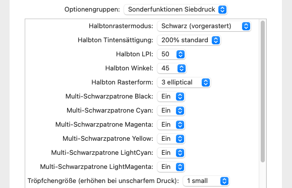 Siebdruck vorgerastert PrintFab 2.99